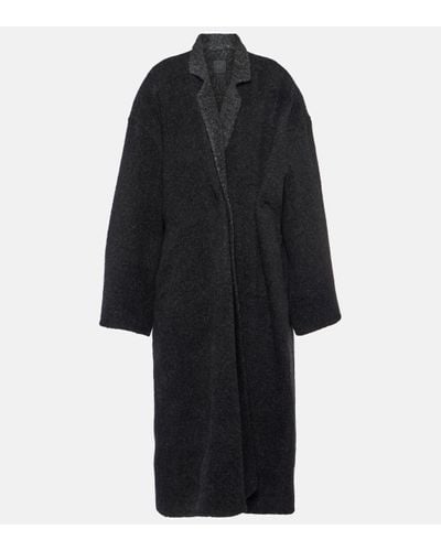Givenchy Manteau en laine melangee - Noir