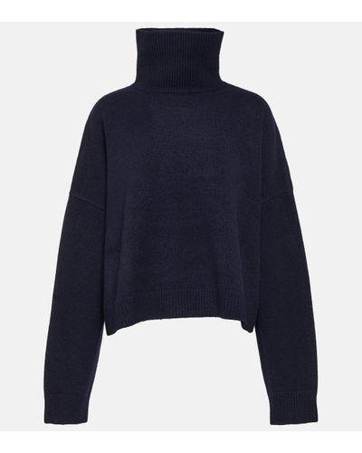 The Row Ezio Wool And Cashmere Jumper - Blue