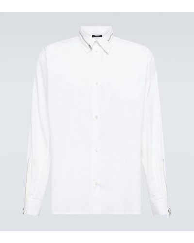 Undercover Hemd aus Baumwolle - Weiß