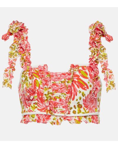 Poupette Ariane Floral Top - Pink