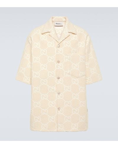 Gucci GG Terrycloth Shirt - Natural