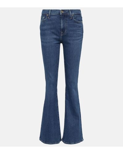 7 For All Mankind Jeans bootcut HW Ali - Blu