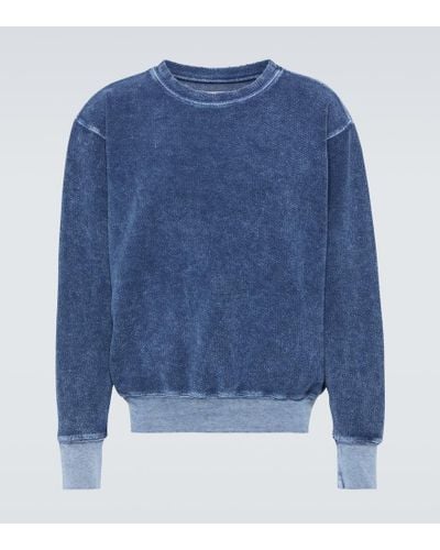 Les Tien Sweatshirt aus Baumwoll-Jersey - Blau