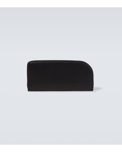 Rick Owens Leather Passport Holder - Black