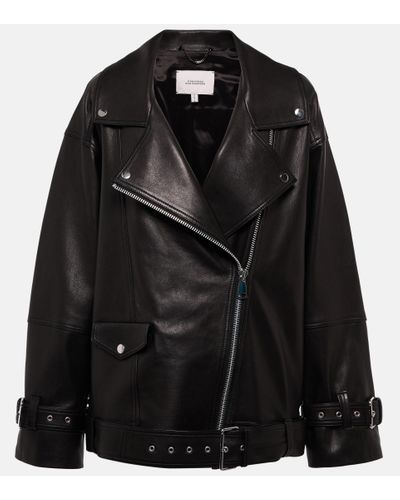 Dorothee Schumacher Sleek Statement Leather Jacket - Black