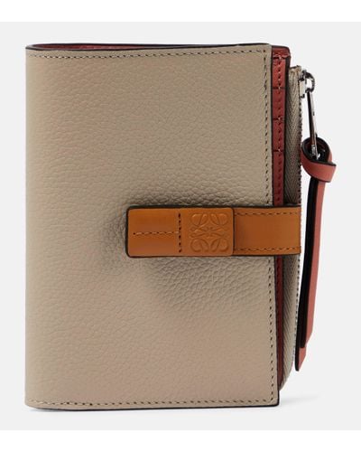 Loewe Bifold Leather Wallet - Natural