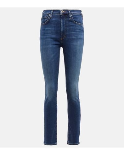Citizens of Humanity Olivia High-rise Slim Jeans - Blue