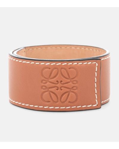 Loewe Anagram Leather Snap Bracelet - Multicolor