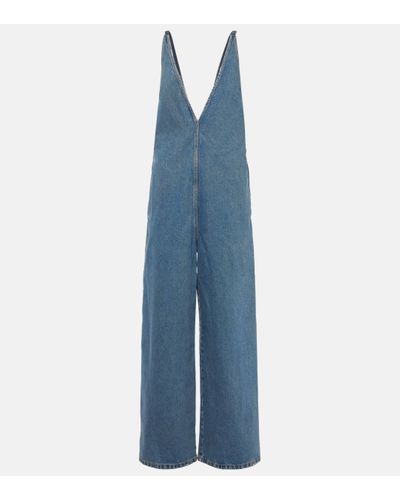 Prada Combi-pantalon en jean - Bleu