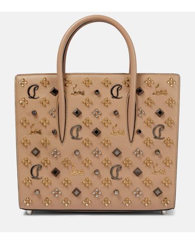 Christian Louboutin Paloma Chain Clutch - White Crossbody Bags, Handbags -  CHT342496