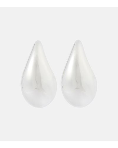 Bottega Veneta Drop Sterling Silver Earrings - White