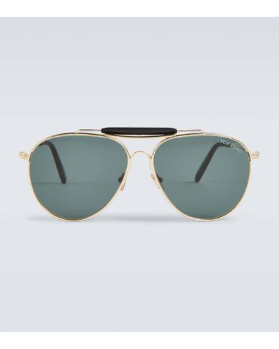 Tom Ford Aviator Sunglasses - Blue