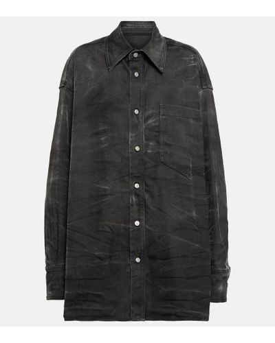 MM6 by Maison Martin Margiela Camicia di jeans - Nero