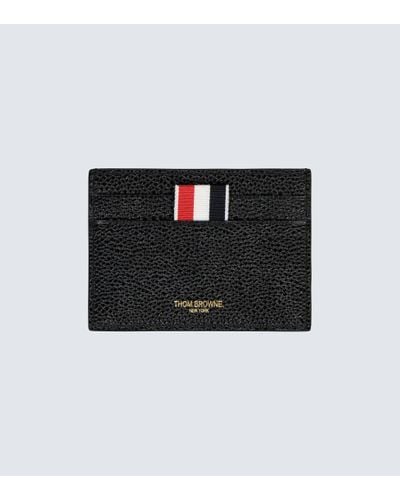 Thom Browne Leather Cardholder - Black