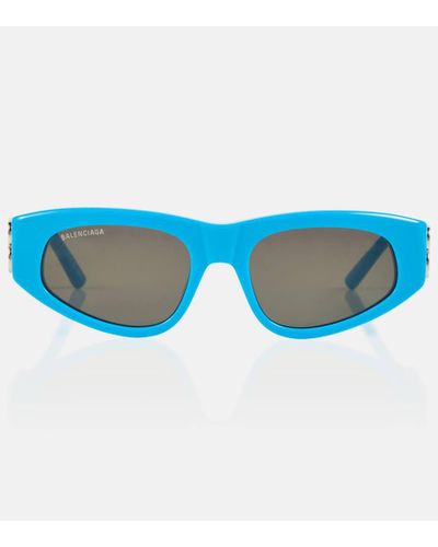 Balenciaga Dynasty Cat-eye Sunglasses - Blue