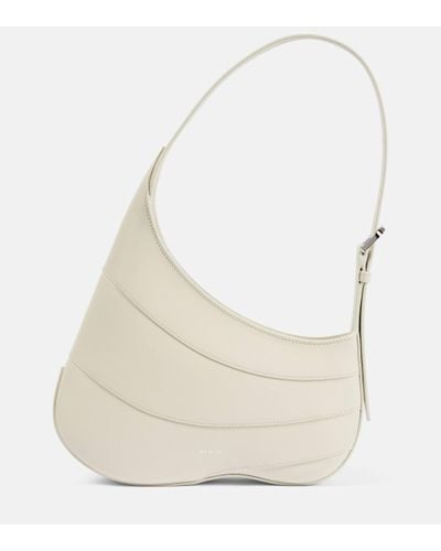 Alaïa Leather Shoulder Bag - White