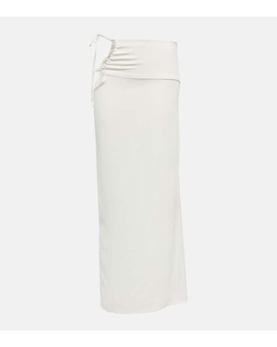 Christopher Esber Bertoia Cut Out Maxi Skirt - White