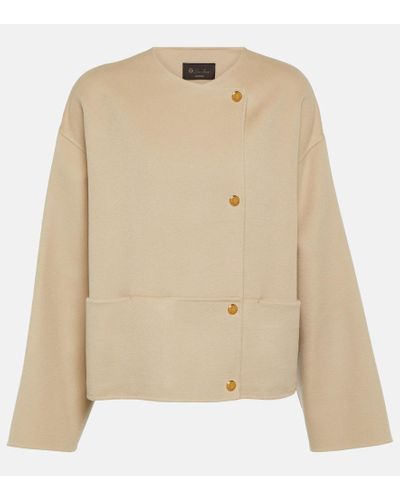 Loro Piana Chaqueta Asym de cachemir - Neutro