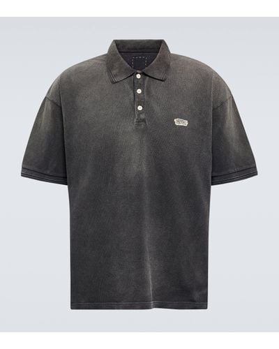 Visvim Jumbo Weller Cotton Polo Shirt - Black