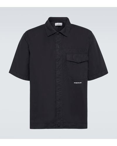 Stone Island 11805 Cotton Shirt - Black