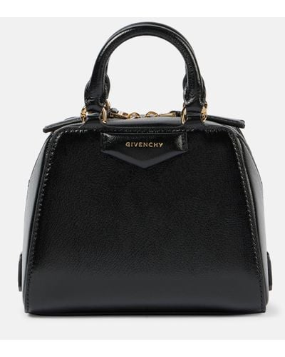 Givenchy Antigona Cube Nano Leather Tote Bag - Black