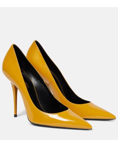 Damen-Schuhe von Saint Laurent in Gelb | Lyst DE