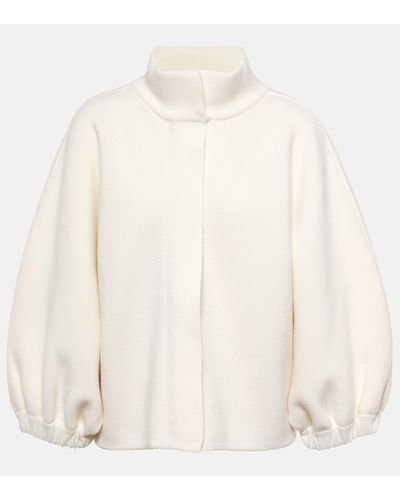 Max Mara Virgin Wool Cardigan - White