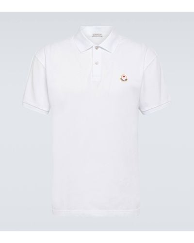 Moncler Genius X Palm Angels Cotton Polo Shirt - White