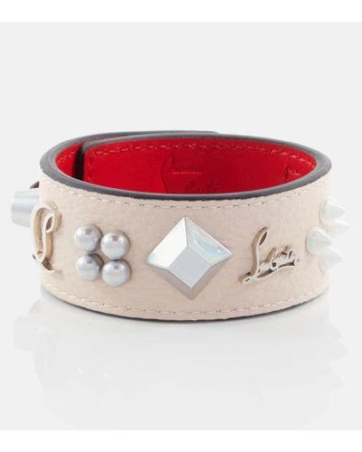 Christian Louboutin Armband Paloma aus Leder - Rot