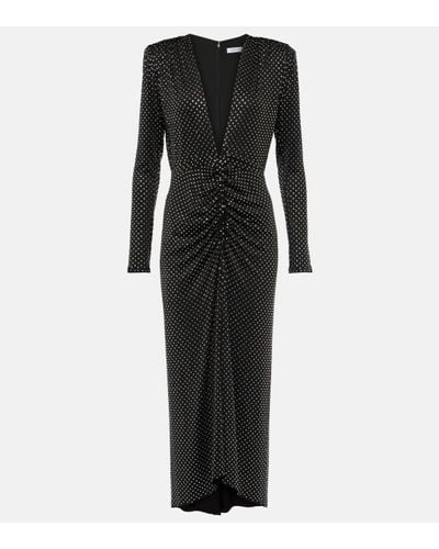 Veronica Beard Rhinestone-embellished Maxi Dress - Black