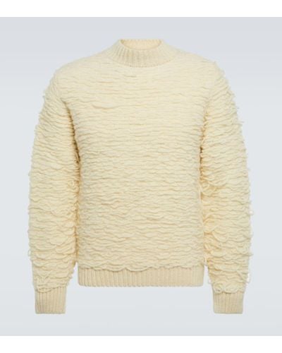 Dries Van Noten Wool Sweater - Natural