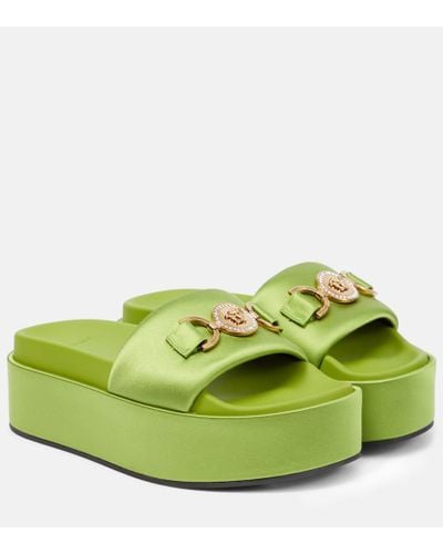 Versace Palas Medusa Biggie de saten - Verde