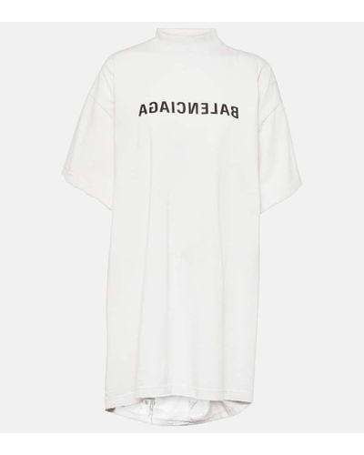 Balenciaga T-Shirt aus Baumwolle - Weiß