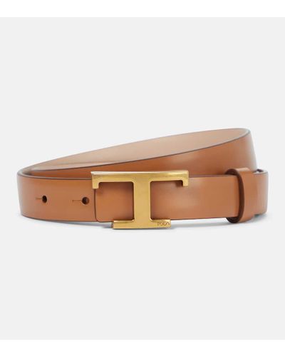 Tod's Reversible Logo Leather Belt - Multicolor