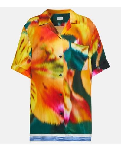 Dries Van Noten Camicia con stampa - Multicolore