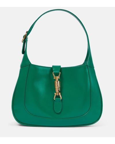 Gucci Jackie 1961 Small Leather Shoulder Bag - Green