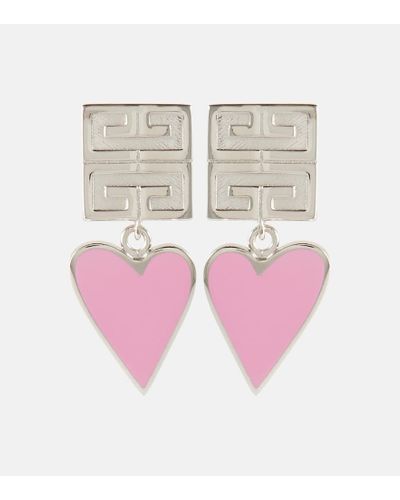 Givenchy 4g Drop Earrings - Pink