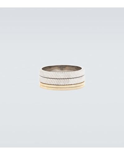 Saint Laurent Tandem Ring - White