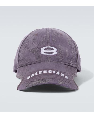 Balenciaga Cappello da baseball Unity Sports Icon in cotone - Viola