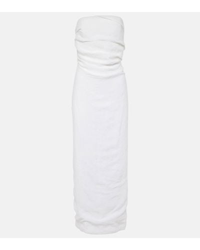 TOVE Bridal Sabella Linen Maxi Dress - White