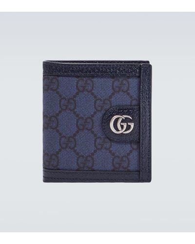Gucci Ophidia GG Brieftasche - Blau