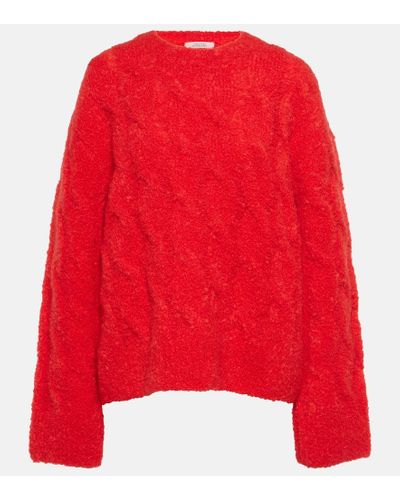 Dorothee Schumacher Pullover Fluffy Touch - Rot
