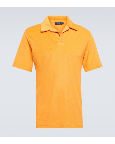 Frescobol Carioca Faustino Terry Polo Shirt - Orange