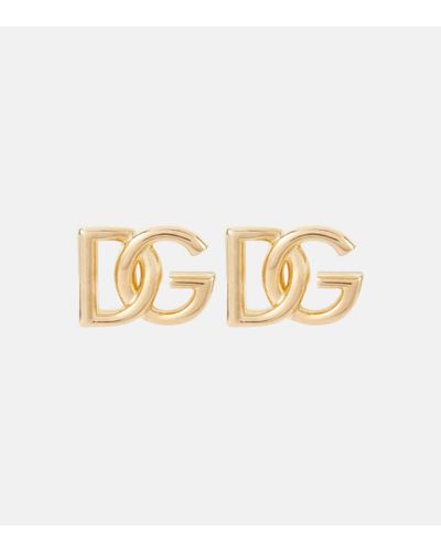 Dolce & Gabbana Orecchini DG - Metallizzato