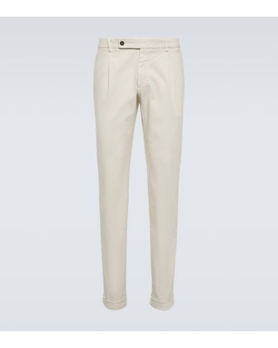 Thom Sweeney Chino en coton - Neutre