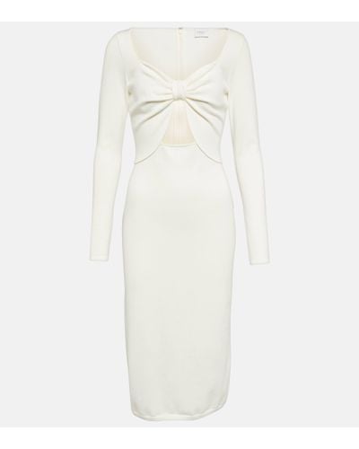 Giambattista Valli Cut-out Midi Dress - White