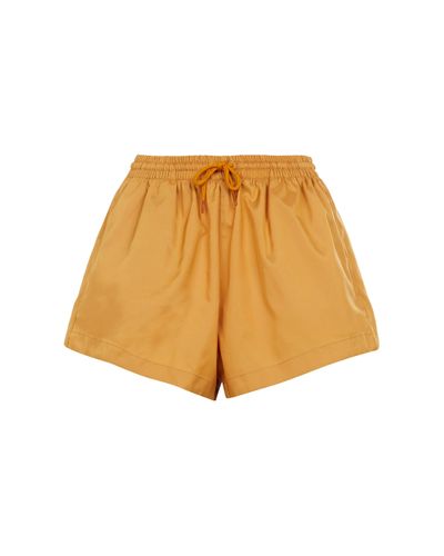 Wardrobe NYC Shorts aus Nylon - Gelb