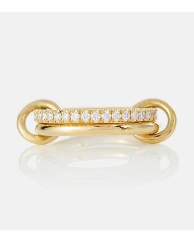 Spinelli Kilcollin Ceres Deux 18kt Yellow Gold Ring With Diamonds - Metallic