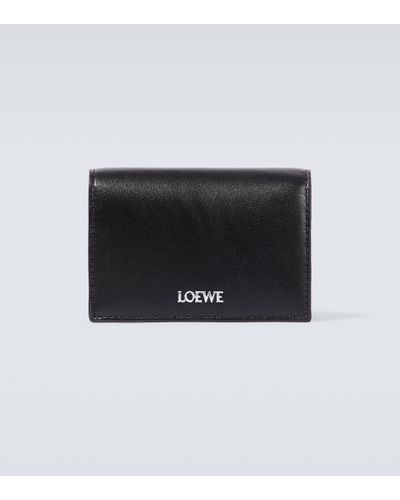 Loewe Bifold Leather Wallet - Black