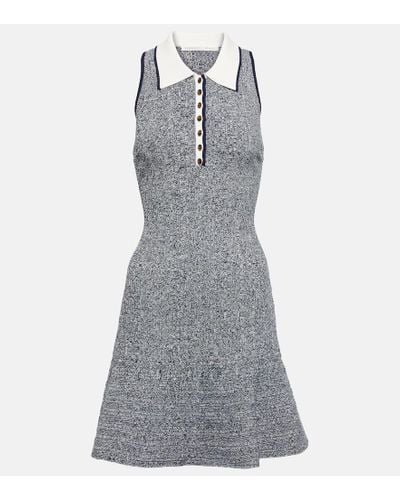 Veronica Beard Knit Minidress - Gray